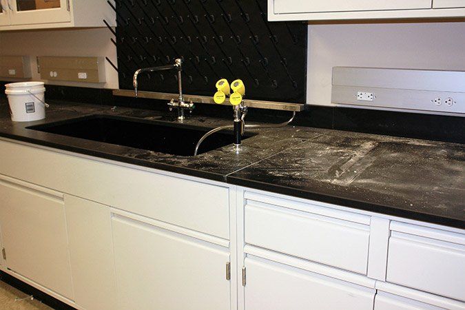 Sink and Counter Top Before Cleaning  - Maintenance Services in Kendall Park, NJ