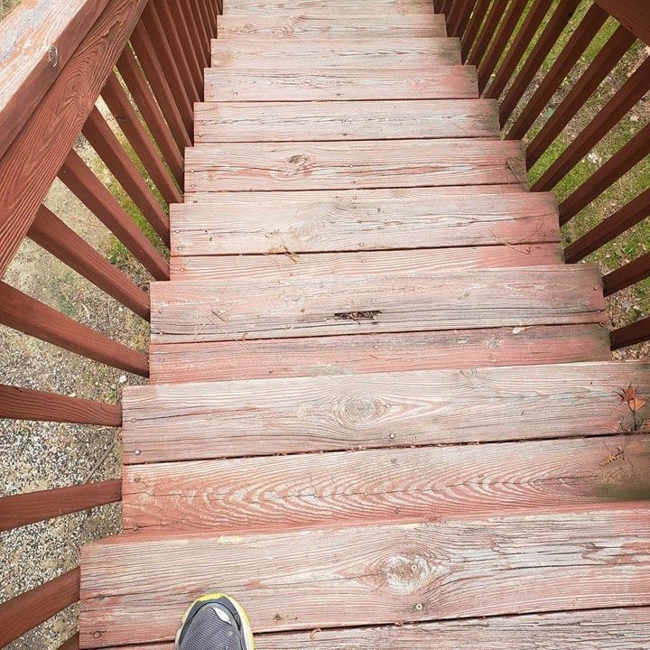 Old Stairs — Raleigh, NC — Luna Restoration