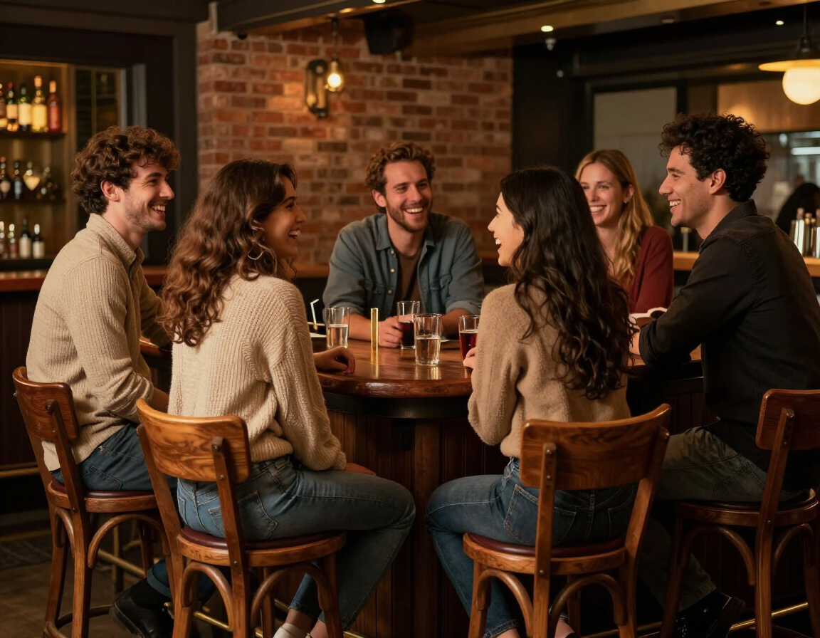 Regulars at the bar