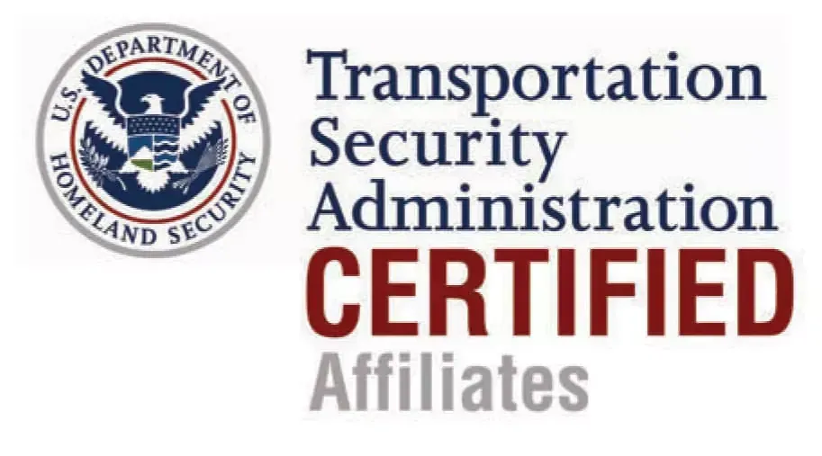 The logo for the transportation security administration affiliates