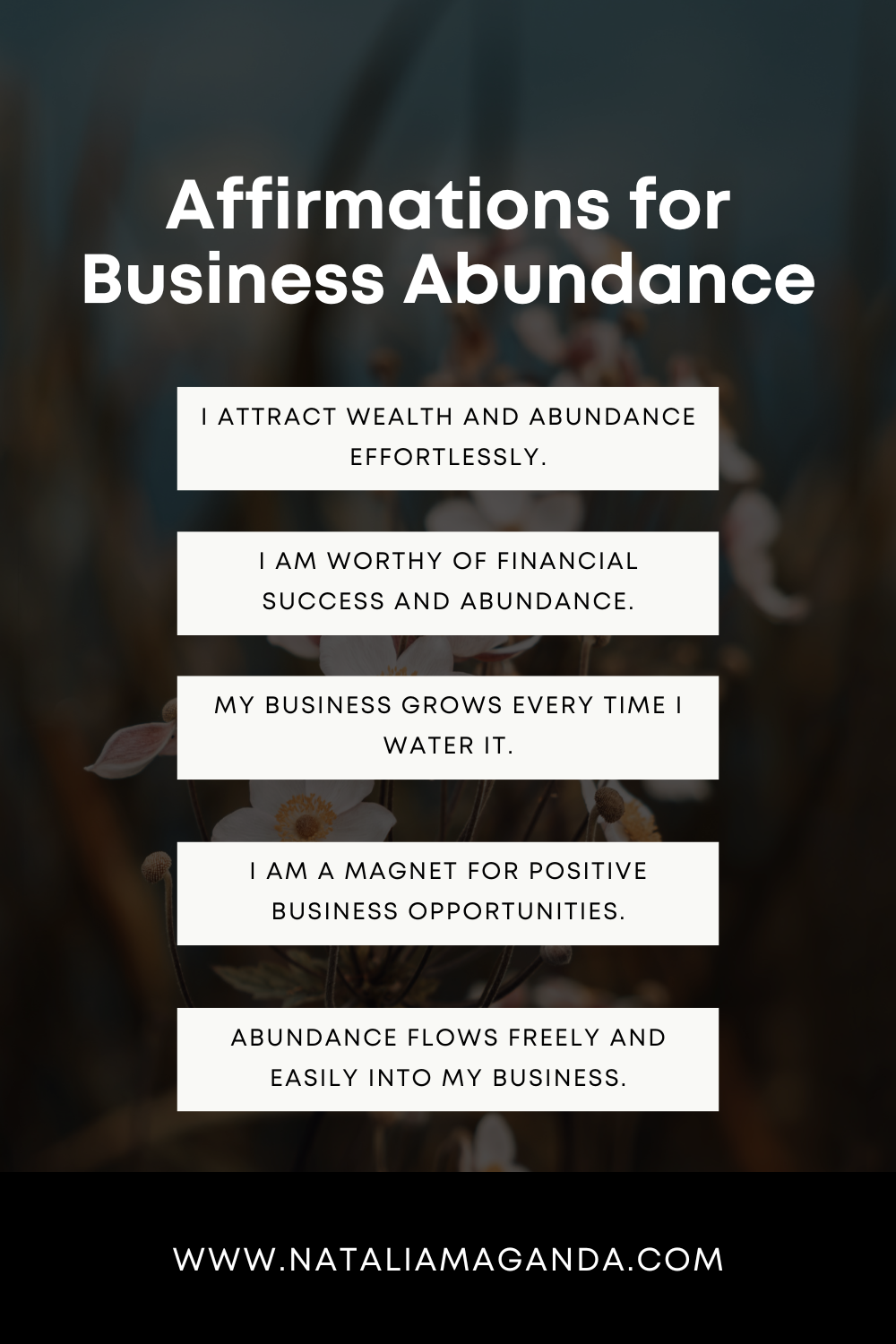 affirmations for business abundance