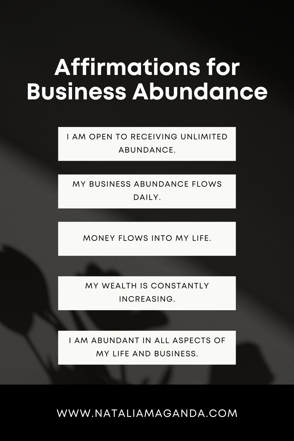 affirmations for business abundance