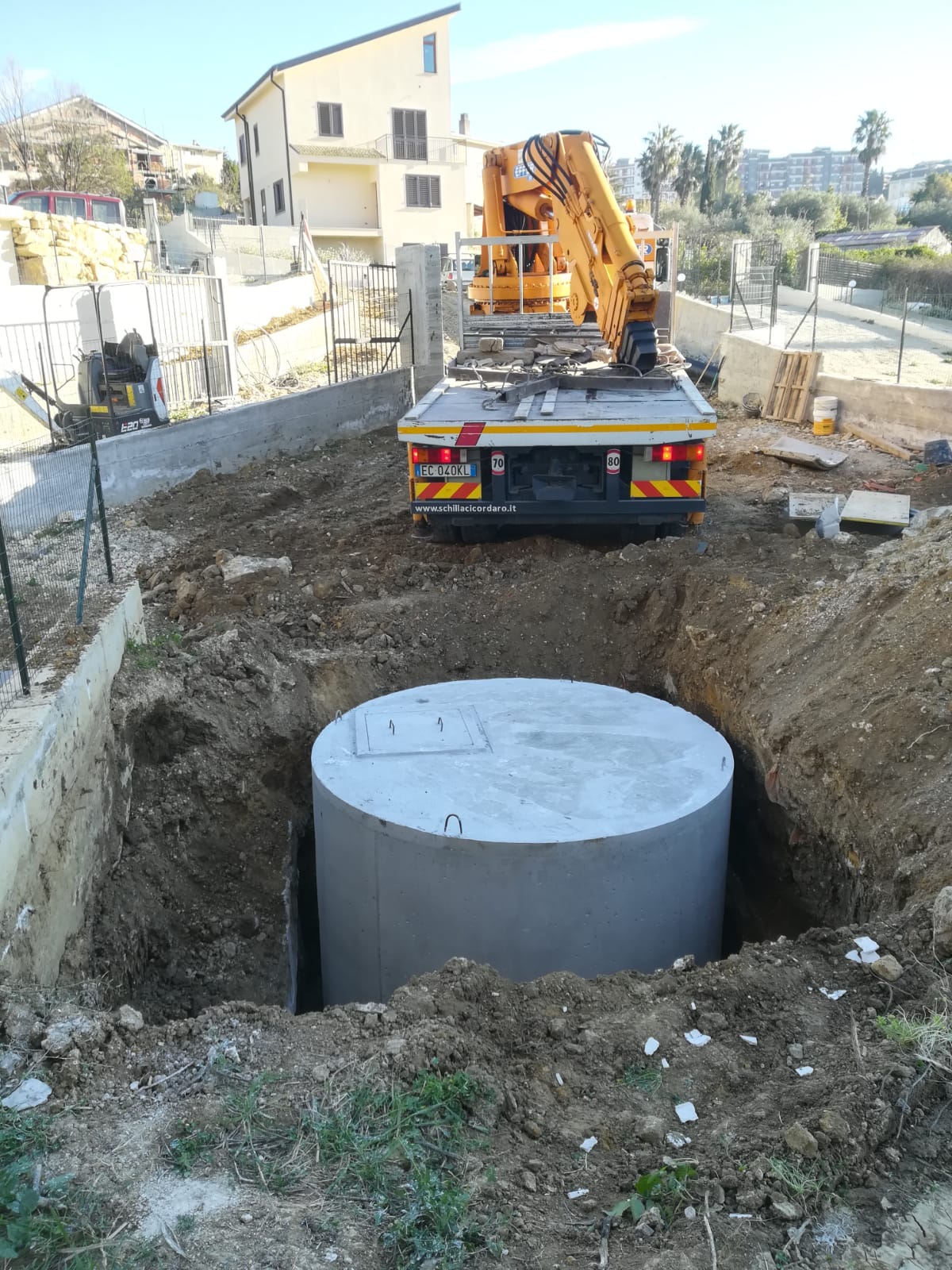 installazione vasca in cemento