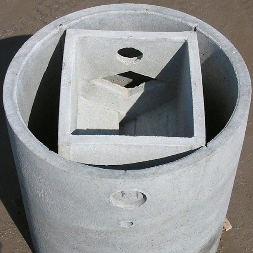 fossa biologica fotografata dall'alto