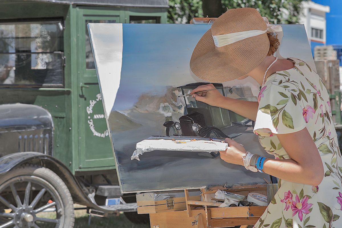 Schilderen in de schaduw