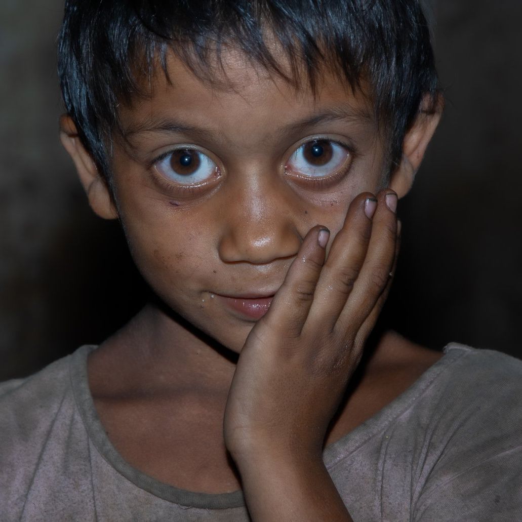 Het onschuldige Roma jongetje