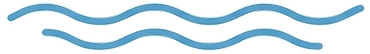 Due linee ondulate blu parallele che rappresentano l'acqua o il movimento.