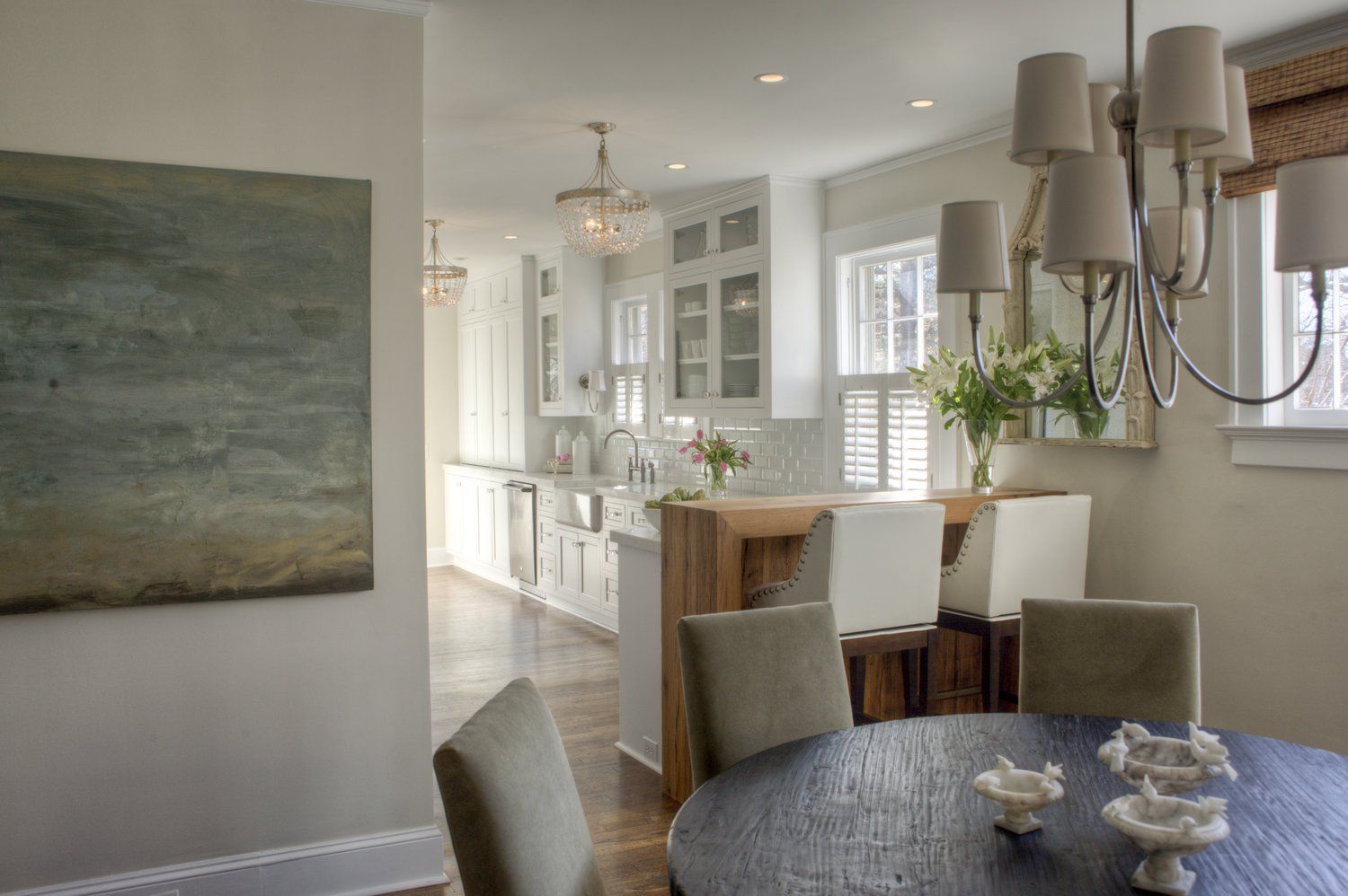 Modern dining area — Jefferson, GA — Stewart Custom Cabinets