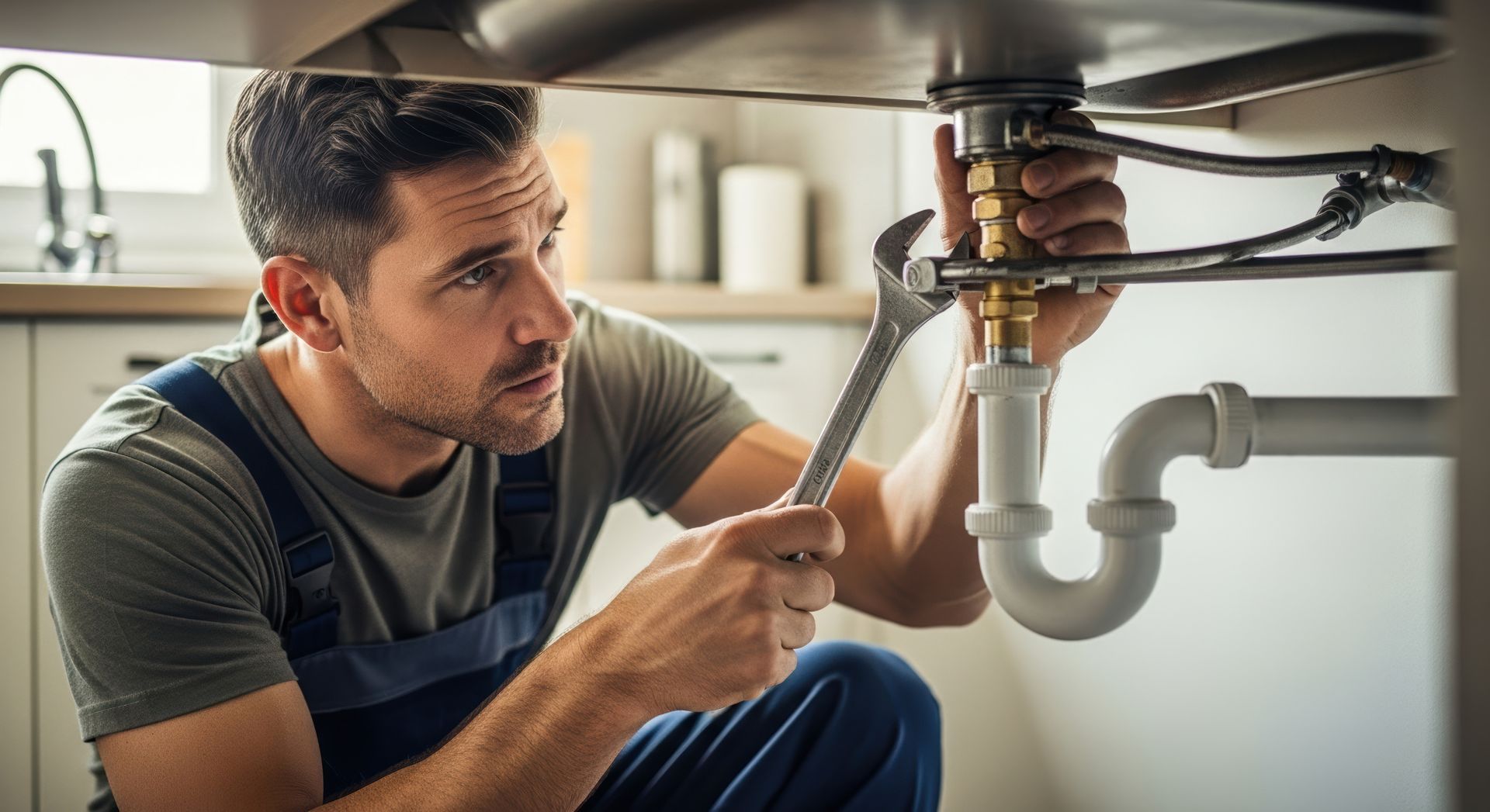 A skilled plumber provides expert plumbing contractor services, repairing leaks efficiently.