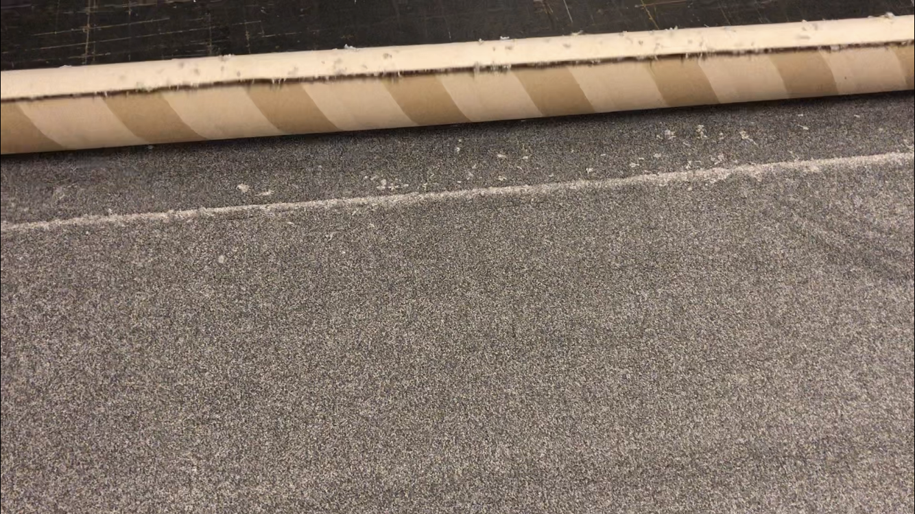 line in carpet pole mark
