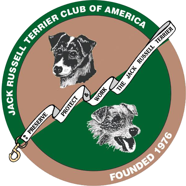 A logo for the jack russell terrier club of america
