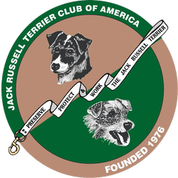 A logo for the jack russell terrier club of america