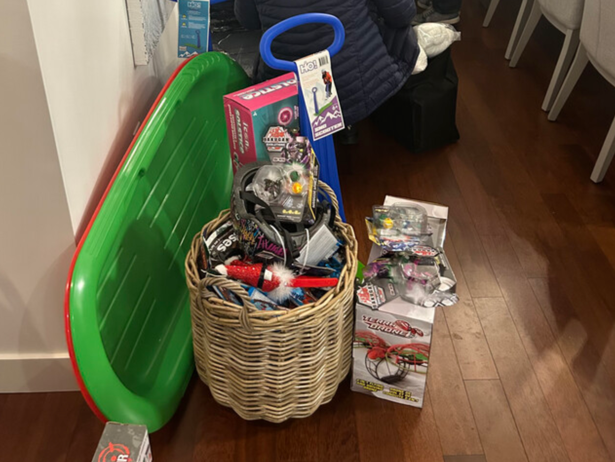 Christmas gifts for donation