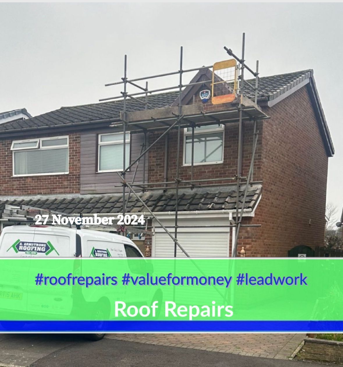 Roof Repairs Cover image, taken in Sunderland, North-East England