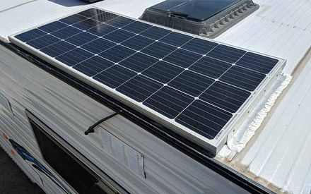 Caravan Solar Panel Repair — Caravan Maintenance in Cardiff, NSW