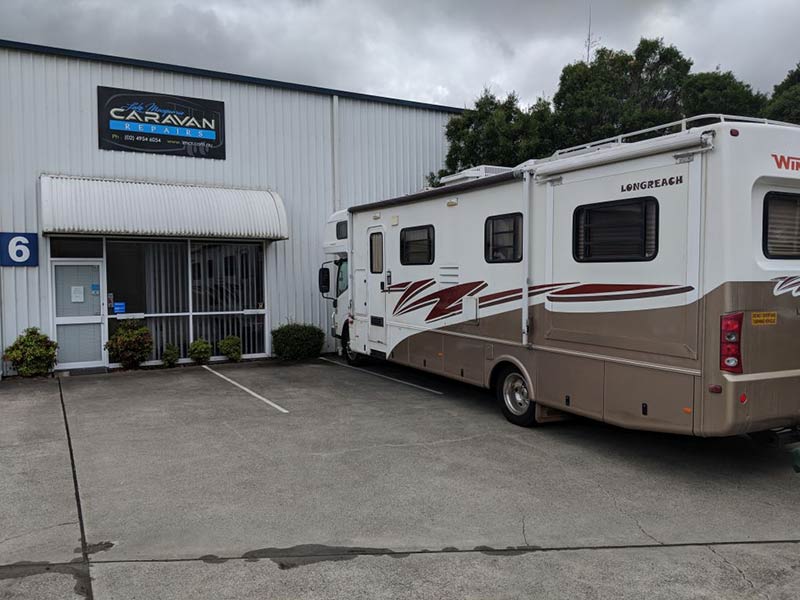 Lake Macquire Caravan Repairs Main Office — Insurance Repairers in Cardiff, NSW