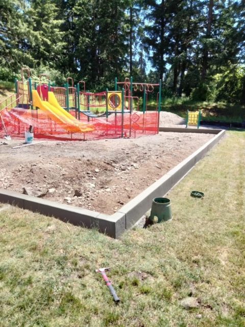 Concrete playground enclosure services in Olympia, WA