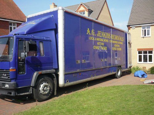 A&G Jenkins removals van