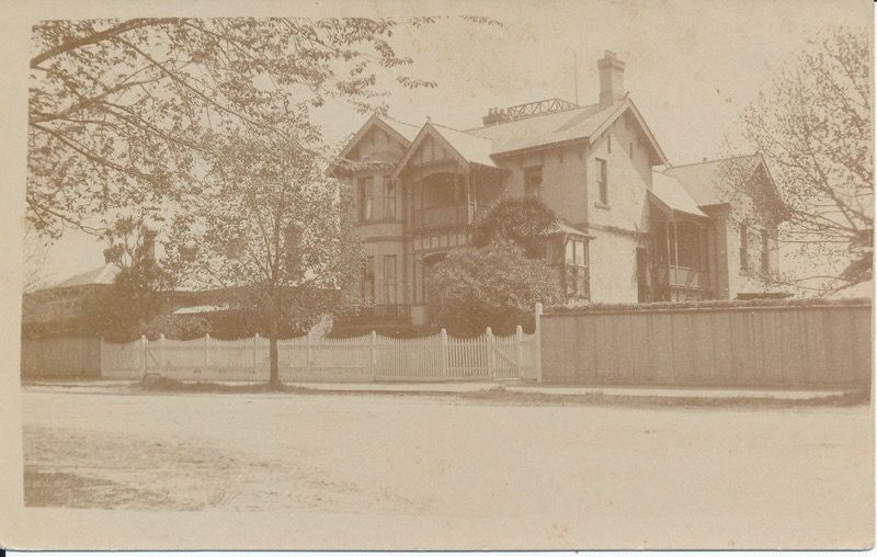1923 Postcard of Kent Villa known as Cairnhurst at the time 1923 Front of Postcard of Kent Villa known as Cairnhurst at the time