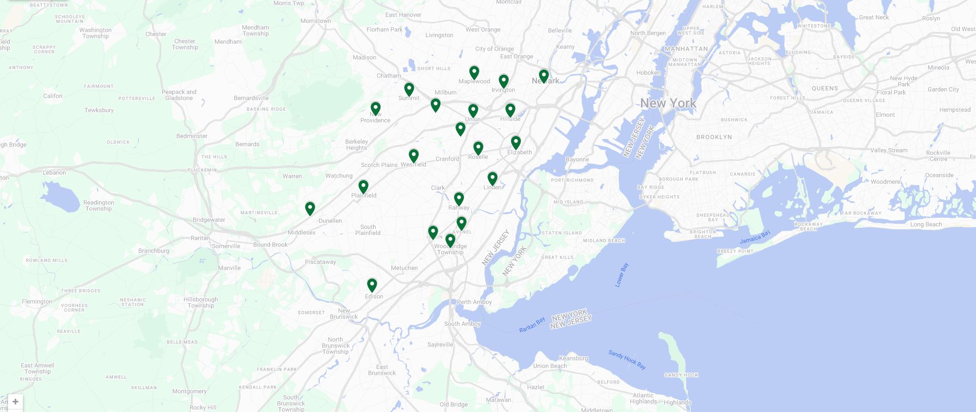 Simon Junk Removal Service Area Map