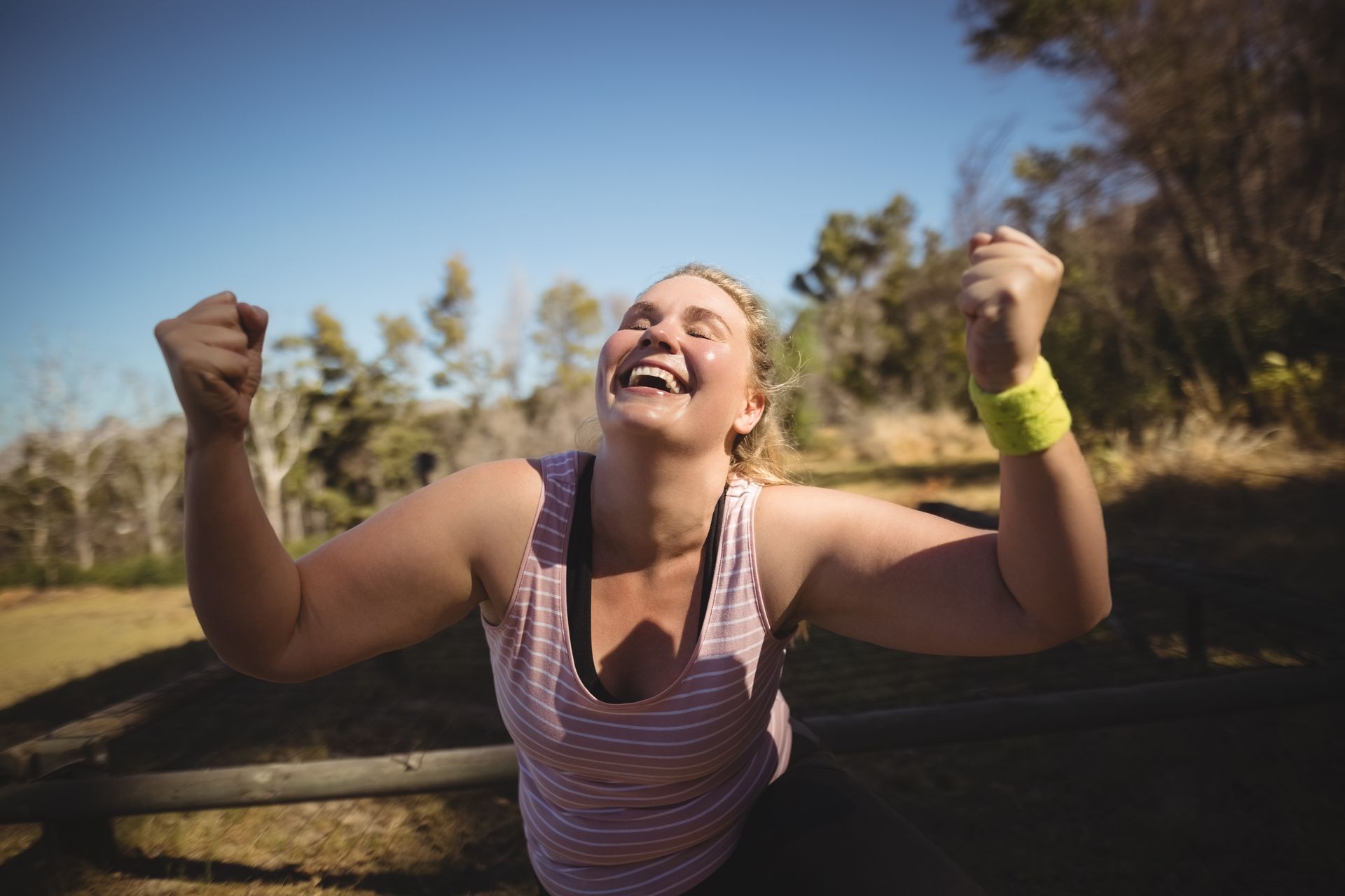 Fit in de overgang training met Trainen met Wendy in het Amsterdamse Bos