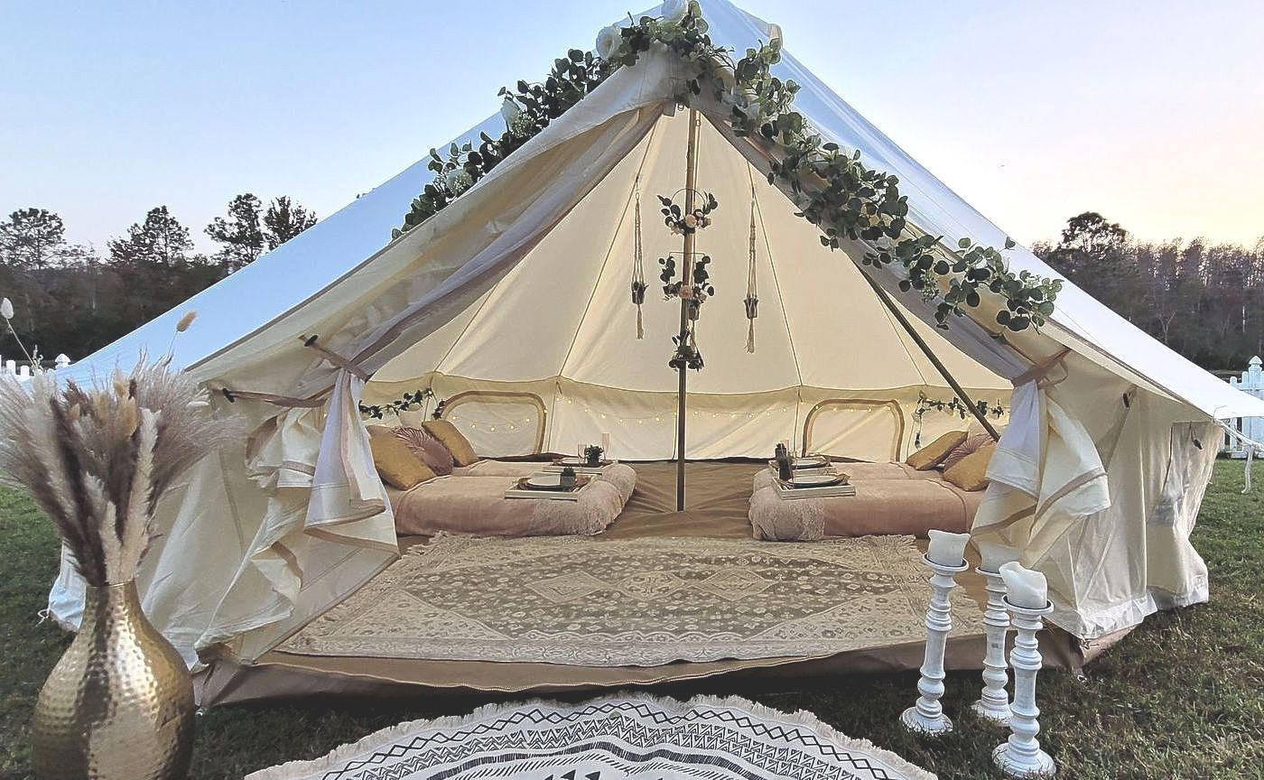 Outdoor Bell Tent Party