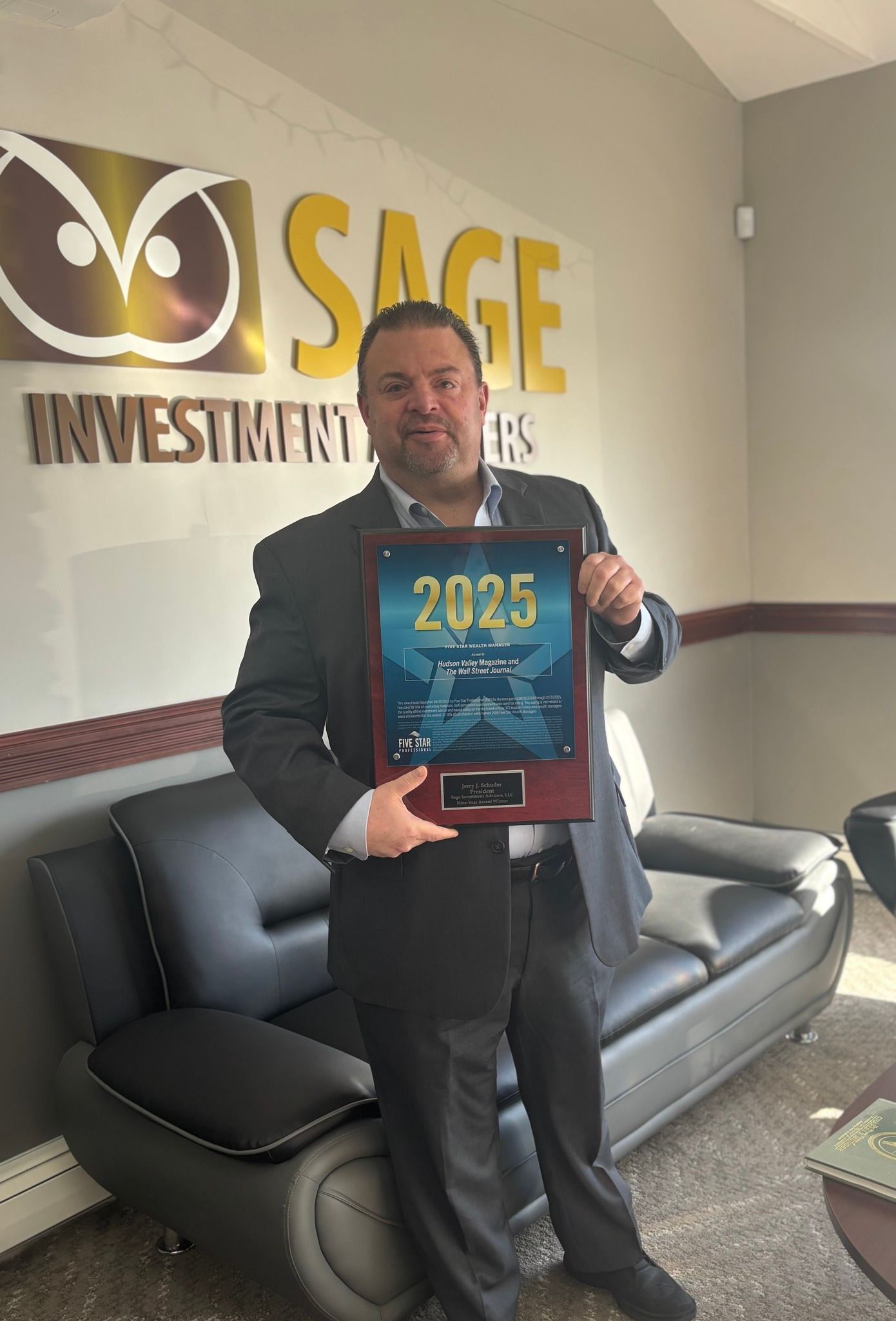 2025 Hudson Valley 5-Star Wealth Manager Award