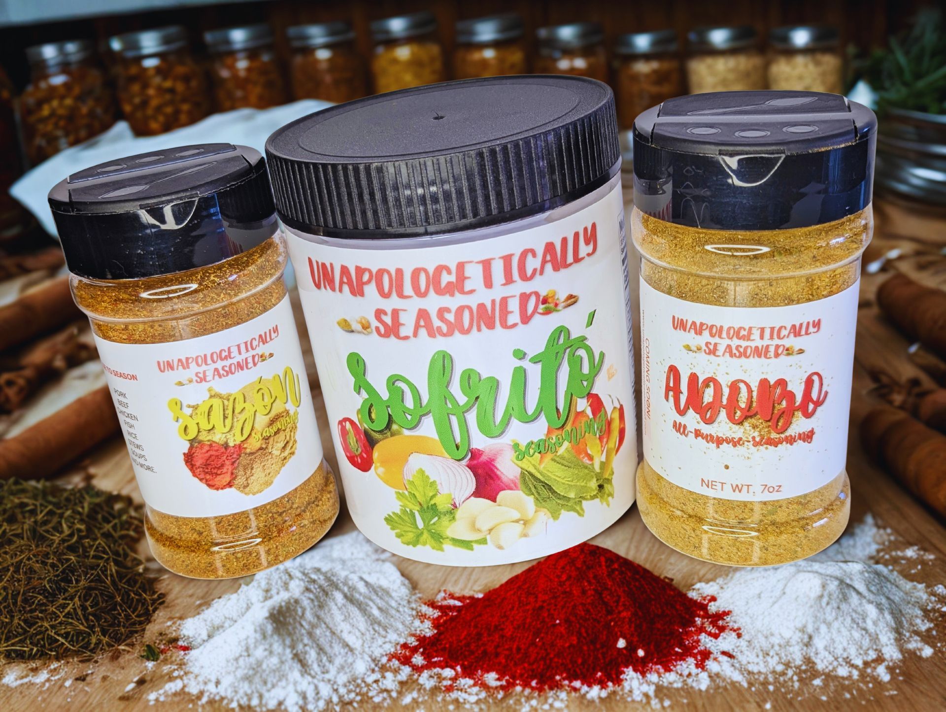 the big 3 of Puerto Rican Seasoning