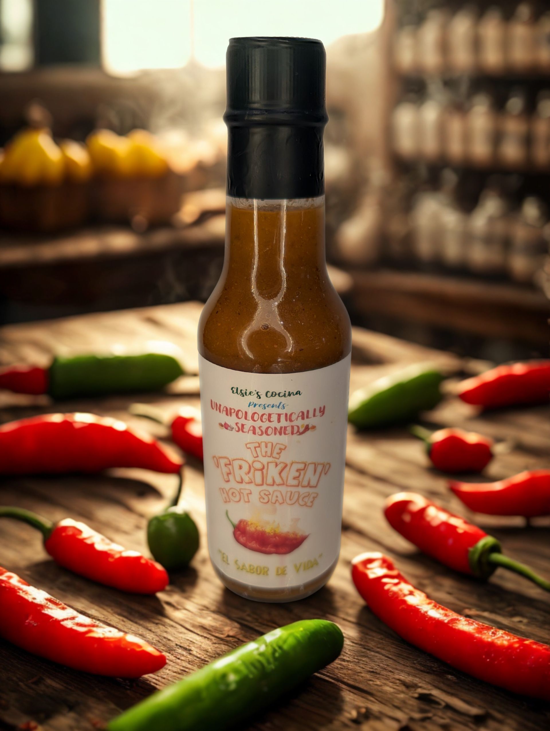 Unapologetically Seasoned The Frikin' Hot sauce