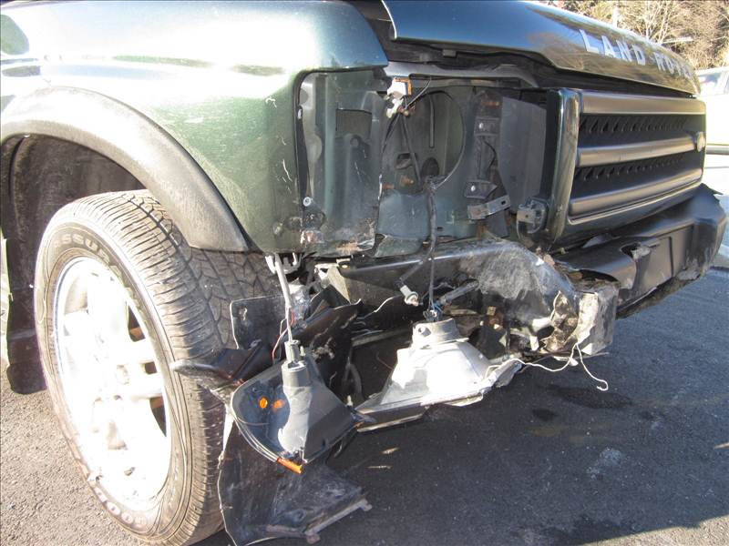 land rover collision repair