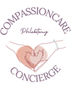 Compassion Care Concierge logo in purple, with 