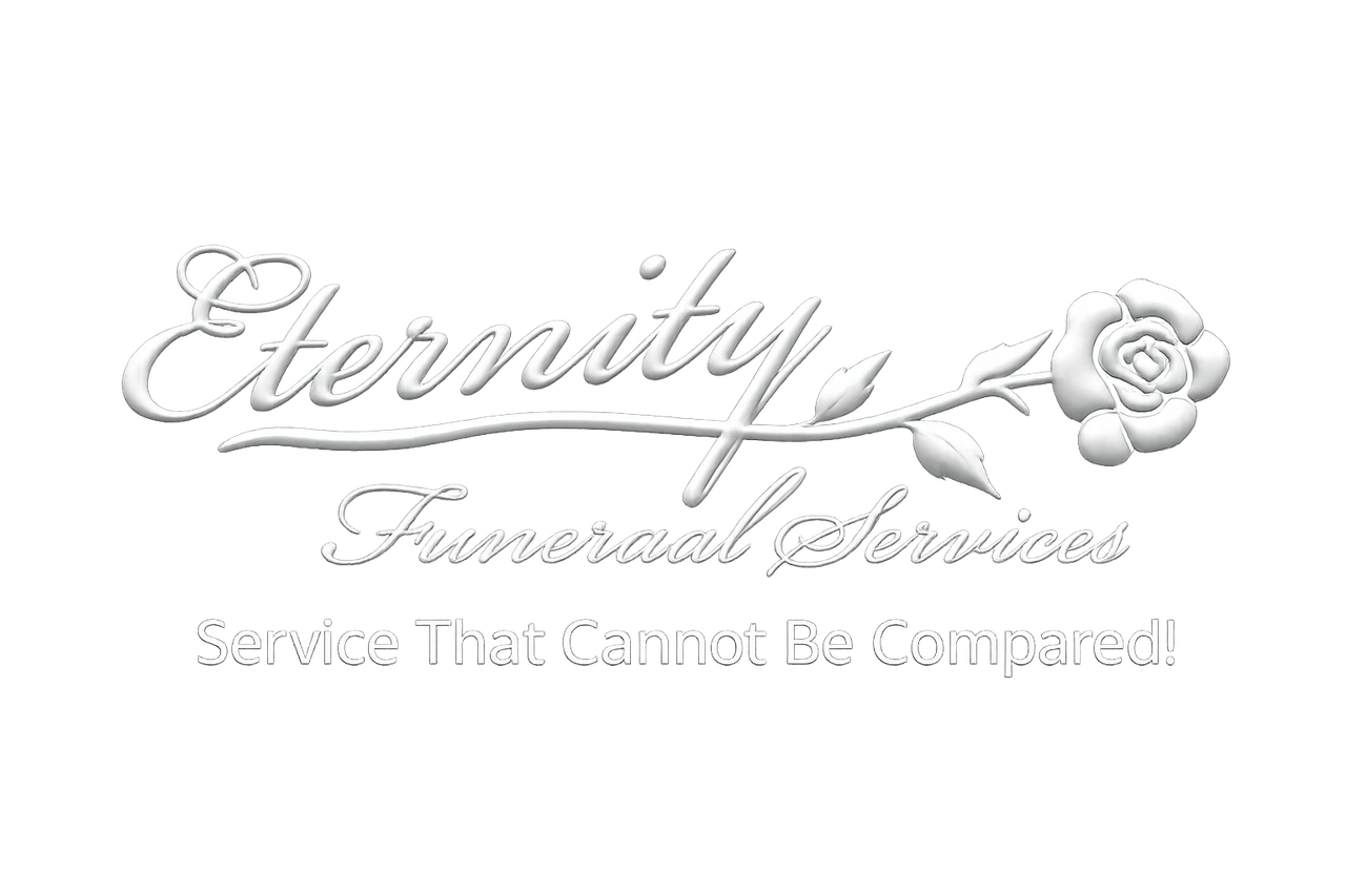 The logo for sample funeral home is shown on a white background.