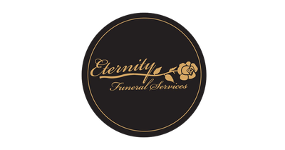 The logo for sample funeral home is shown on a white background.
