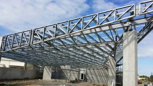 Steel Frame Roof — Fabrication in Caloundra, QLD