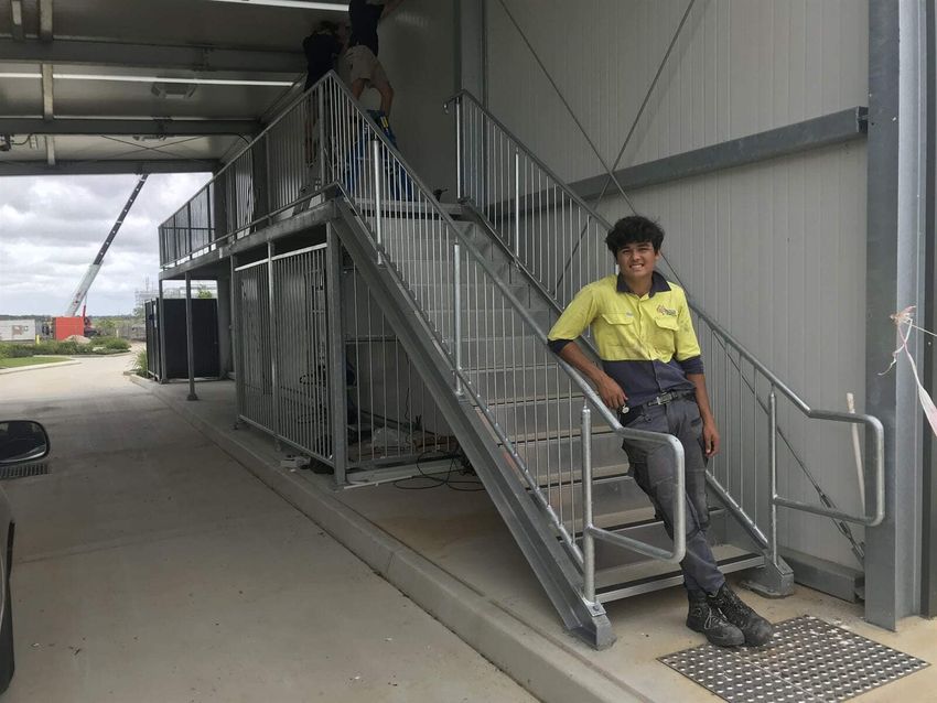 Staff on Stair — Fabrication in Caloundra, QLD