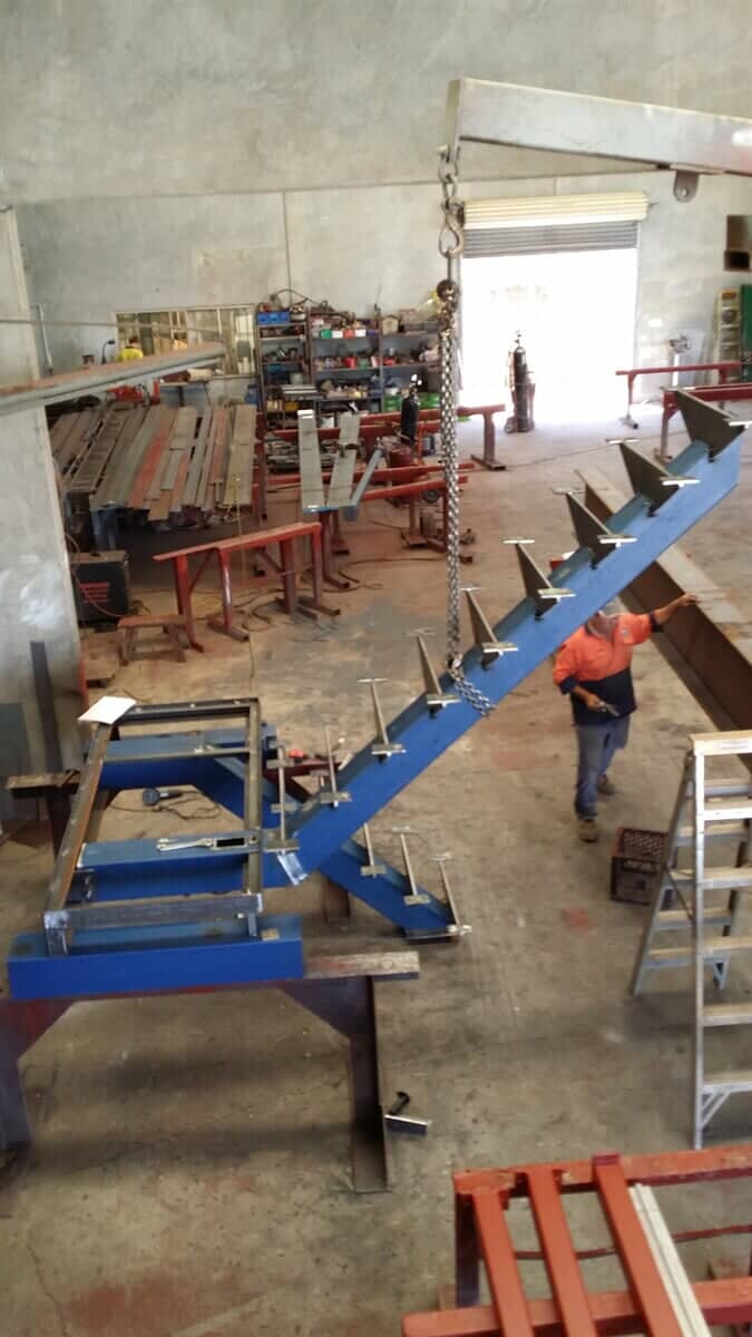 Steel Stair — Fabrication in Caloundra, QLD