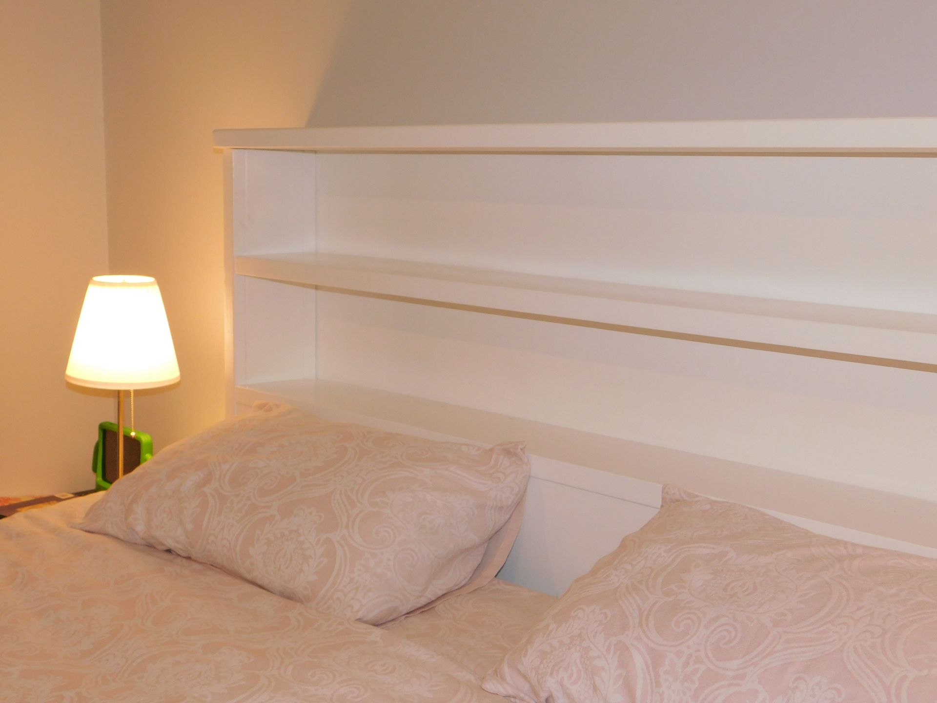 A Headboard with Shelves Over Bed — Water Works Waterbeds in Chermside, QLD