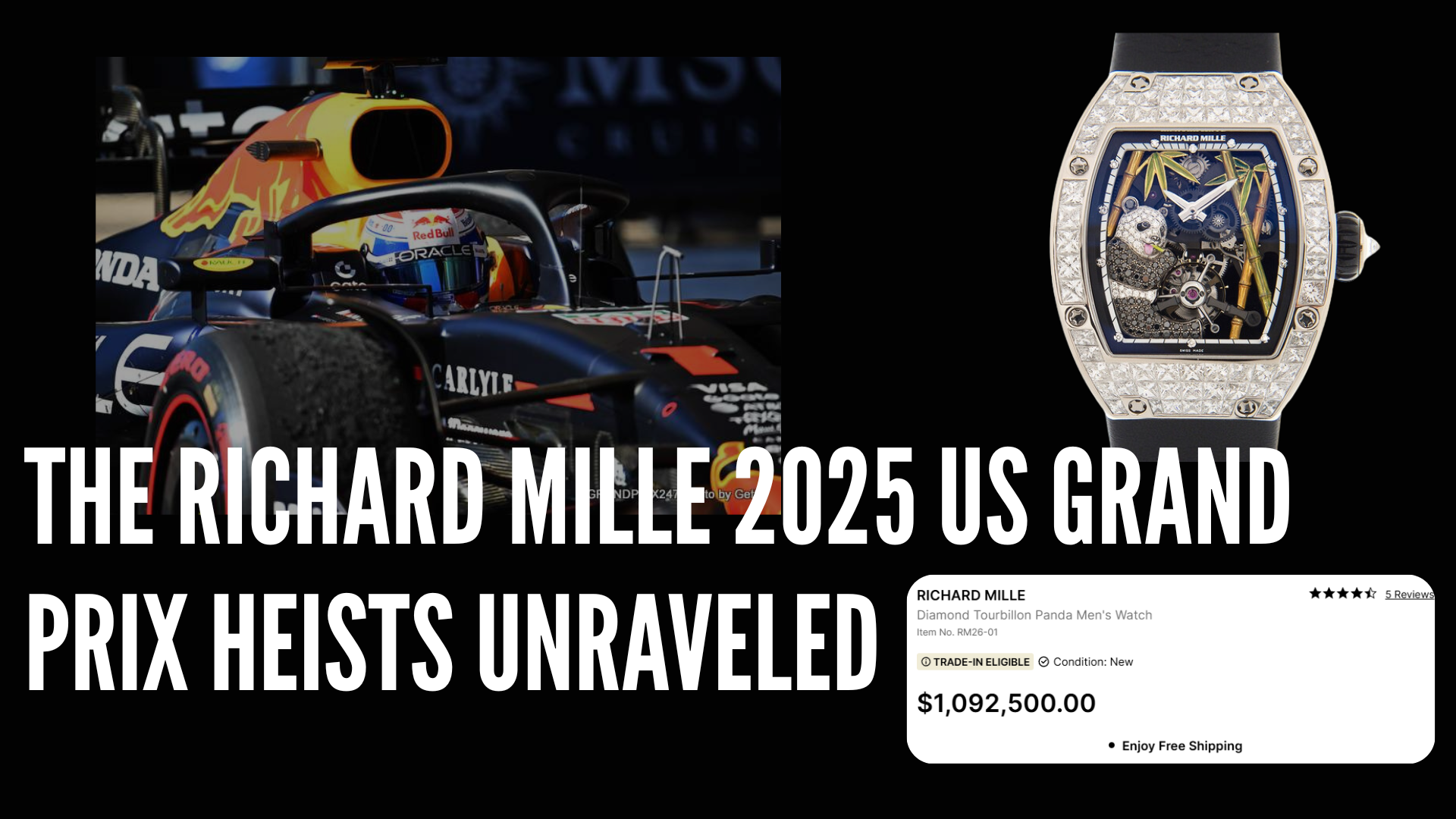 2025 US Grand Prix: Richard Mille Robberies