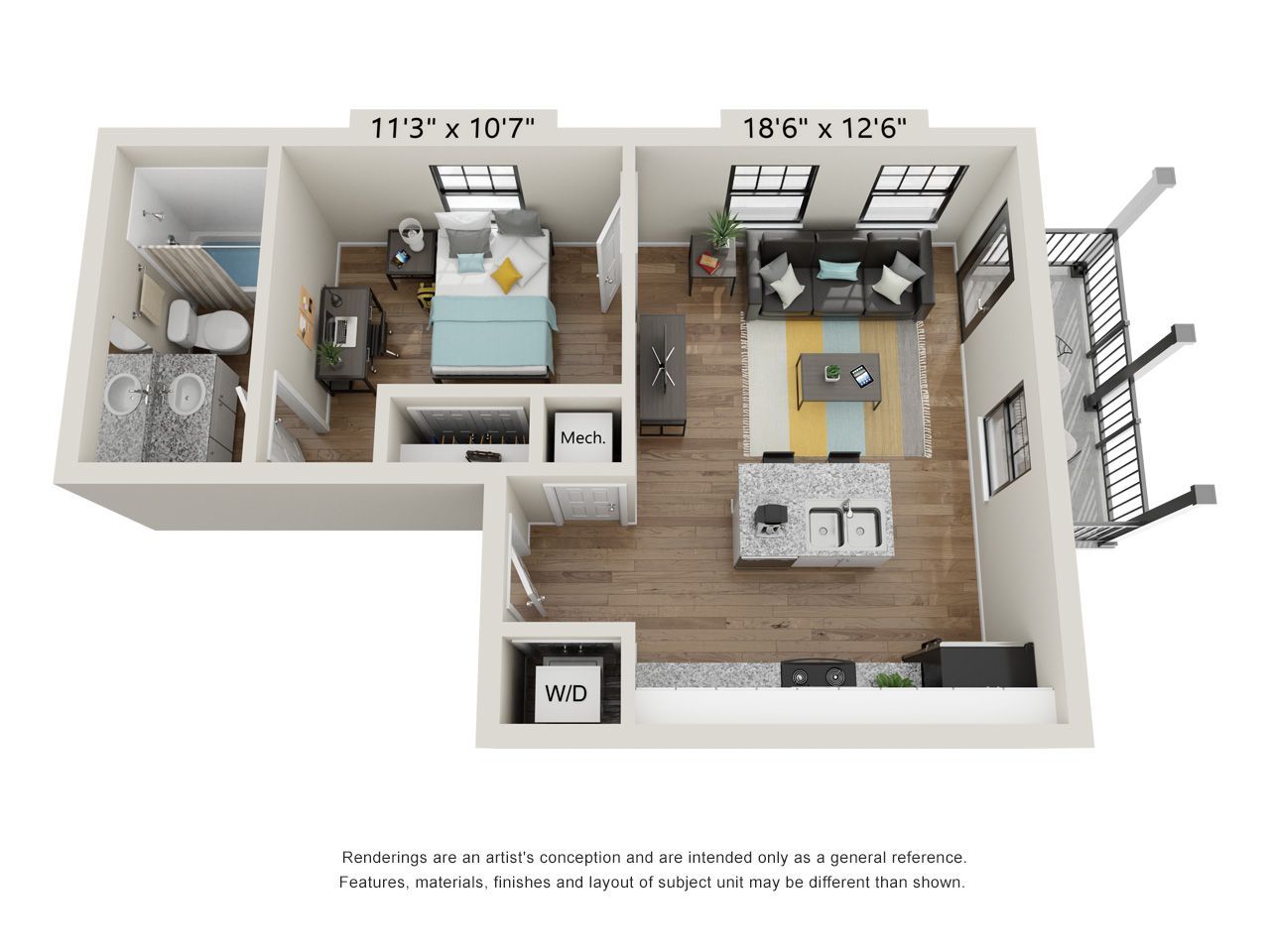 flat floorplan