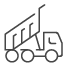 Aggregate truck icon