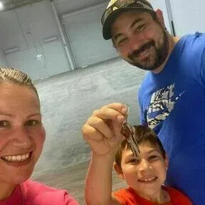 A selfie of owners of Jonaths Animal Kingdom — Jonath’s Animal Kingdom in Salamander Bay, NSW