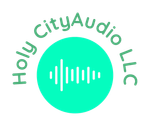 Logo: Light green text 