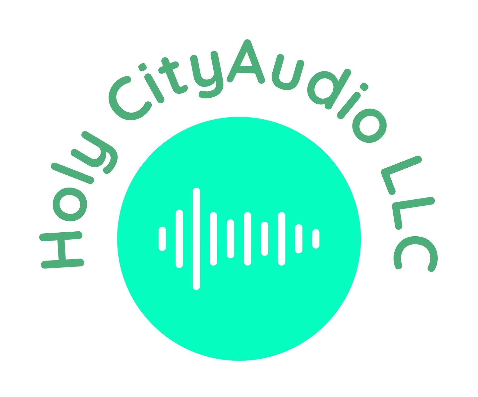 Logo: Light green text