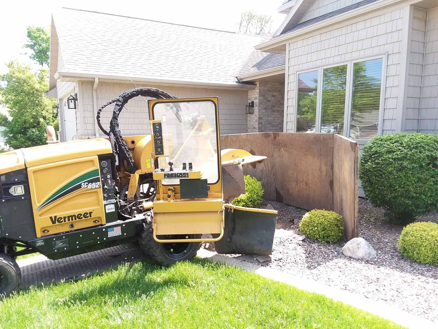 Vermeer Stump Grinding Machine — Appleton, WI — Powerhouse Stumpin