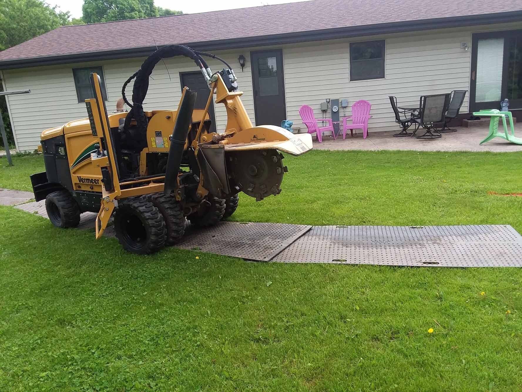 Stump Grinding Machine — Appleton, WI — Powerhouse Stumpin