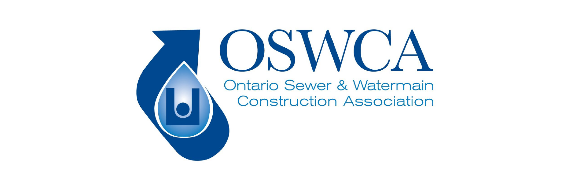 The logo for the ontario sewer and waterman construction association