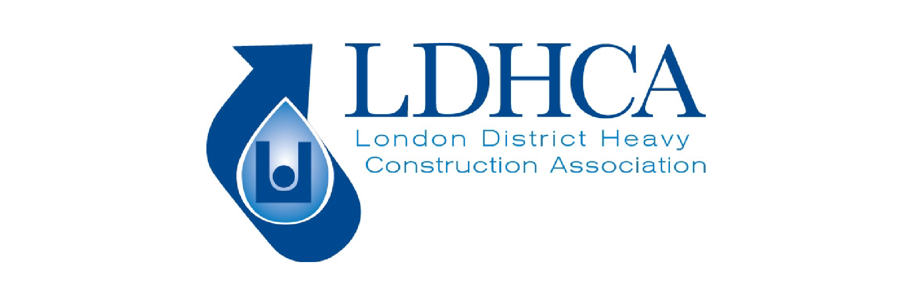 The logo for the london district heavy construction association