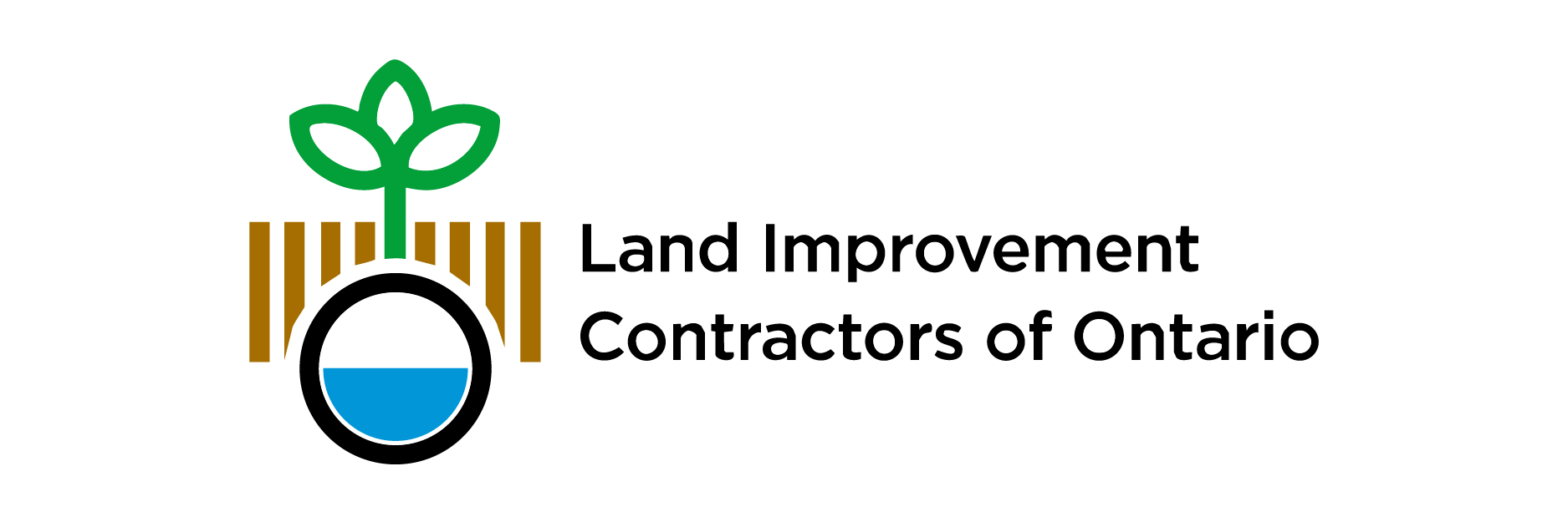 The logo for the land improvement contractors of ontario