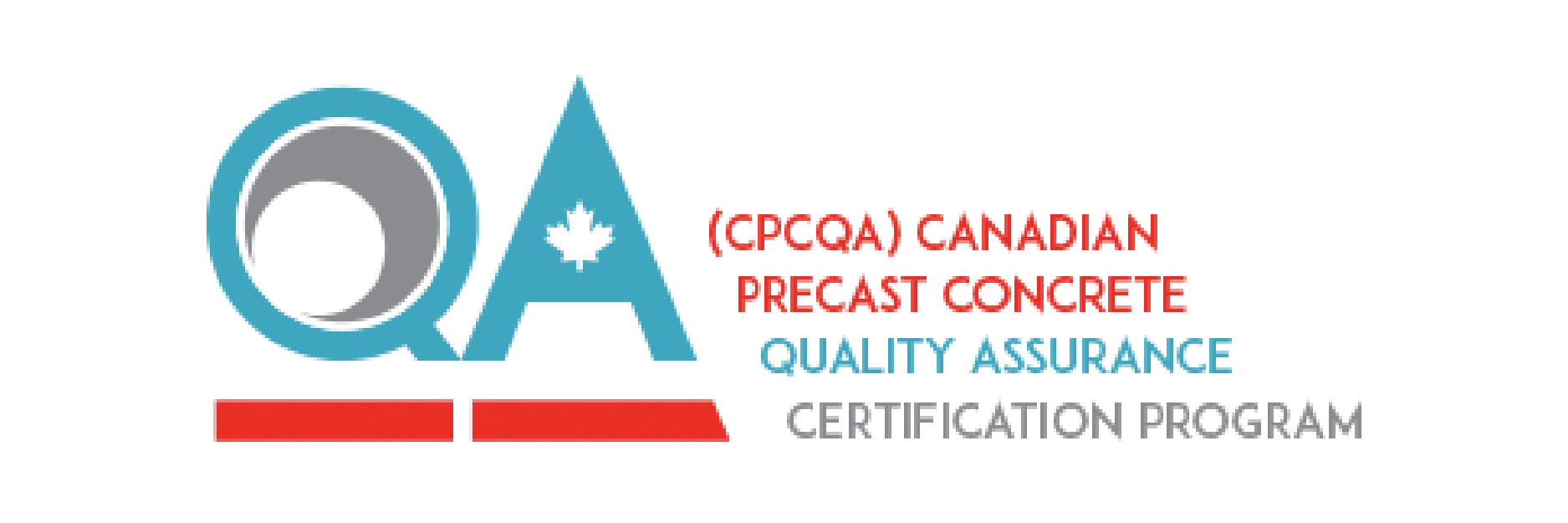 The logo for the canadian precast concrete quality assurance certification program