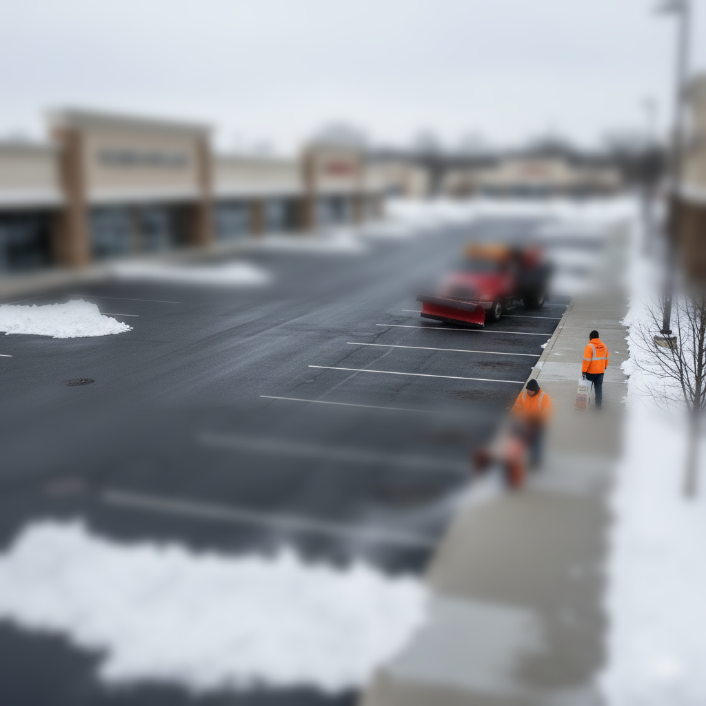 Southern MD, Calvert County Parking Lot & Sidewalk Winter Safety